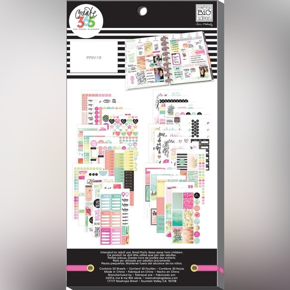 🌸 THE HAPPY PLANNER WATERCOLOR STICKER BUNDLE BOOK SET 🌸 - Picture 5 of 6